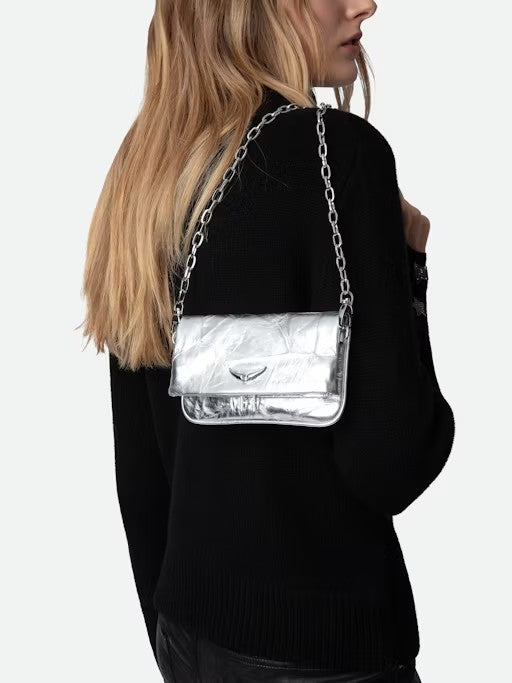 Bolso Rock Nano Eternal Creased Meta