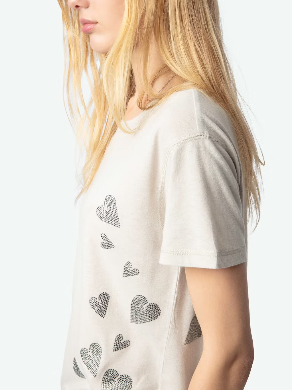 Camiseta Marta Rain Strass Heart