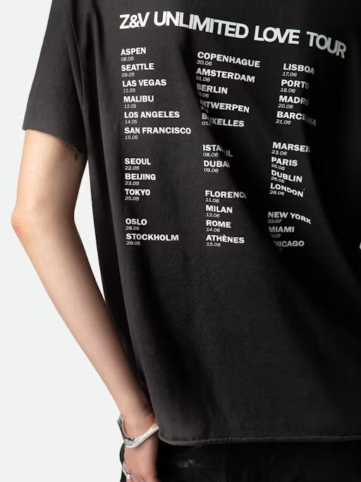 Camiseta Tommer Co Concert Crush Strass