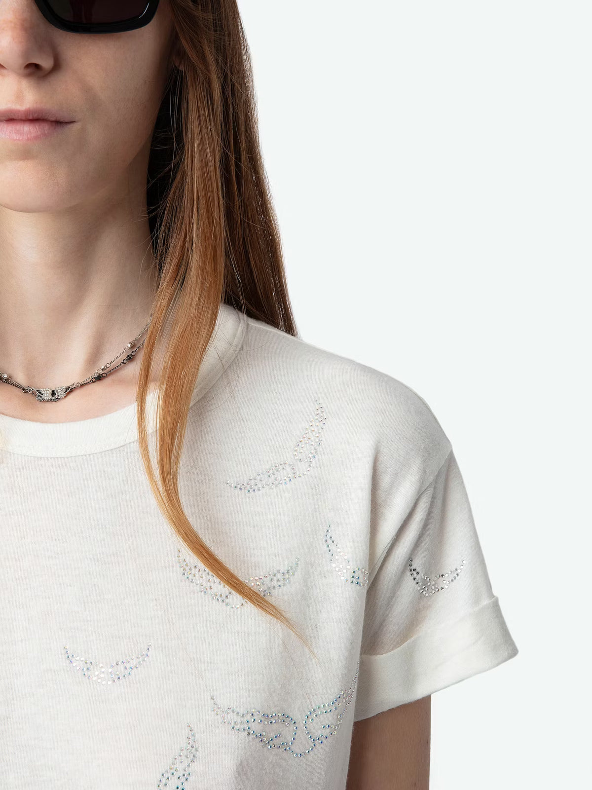 Camiseta Anya Wings Con Strass