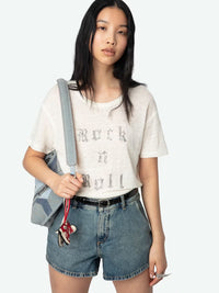 Camiseta Marta Lin Rocknroll Strass