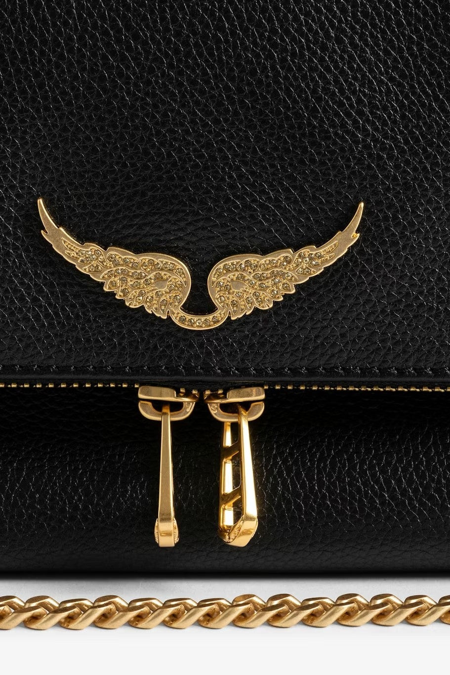Bolso Rocky Ii Grained Leather