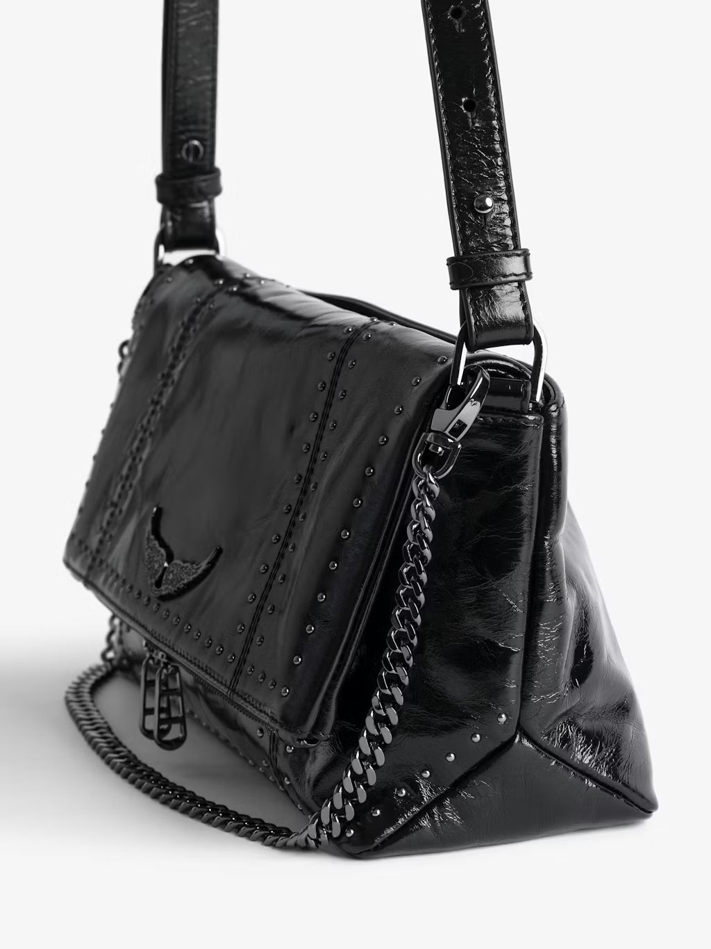Bolso Rocky Ii Vintage Patent Studs