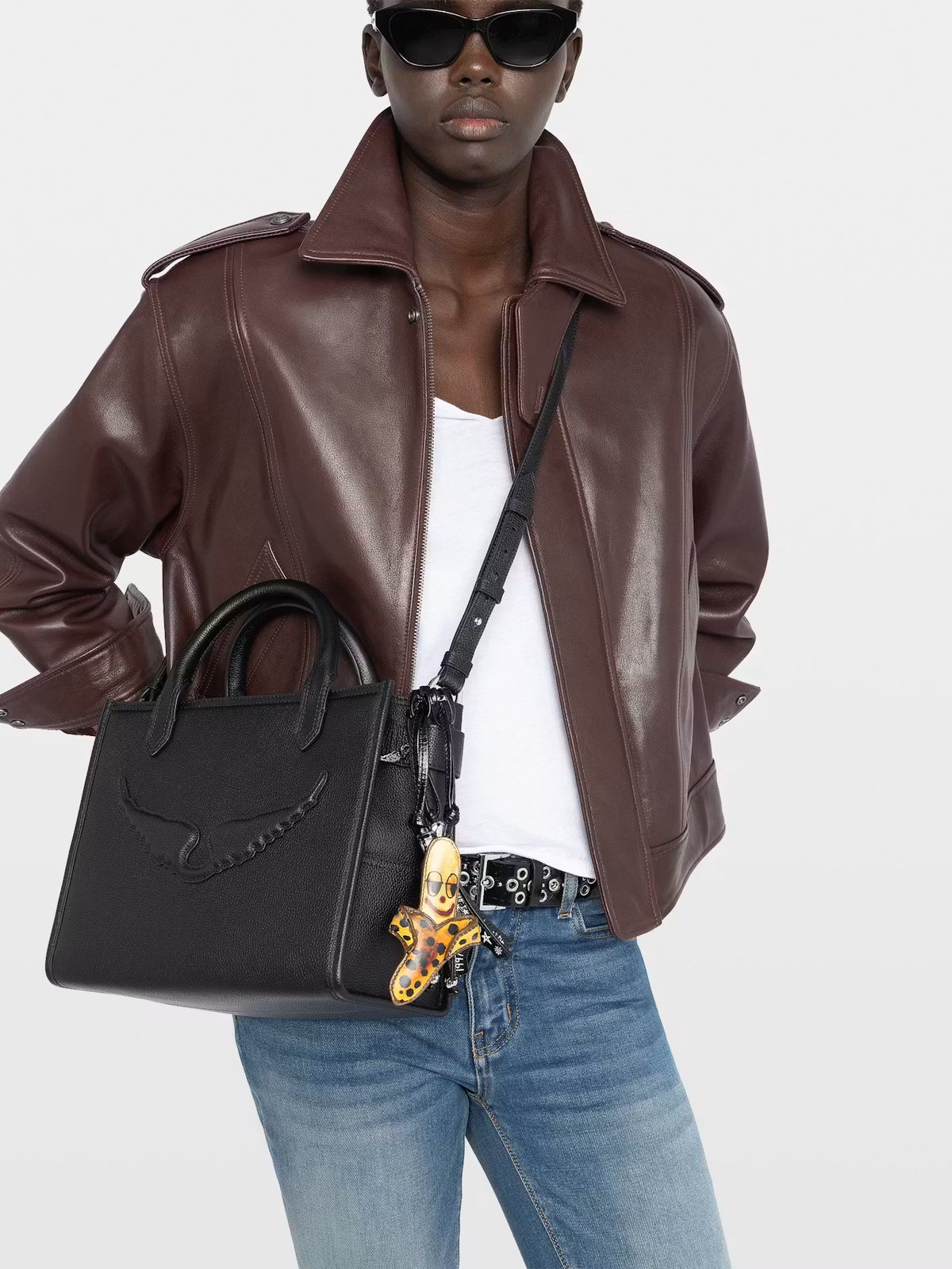 Bolso Angel Tote Xs Grained Leather