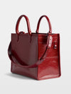 Bolso Angel Tote Wrinkled Patent