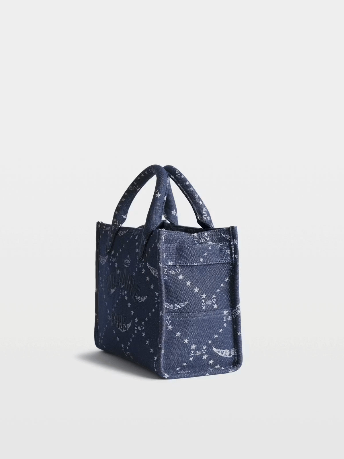 Bolso Angel Tote Xs Denim Monogram