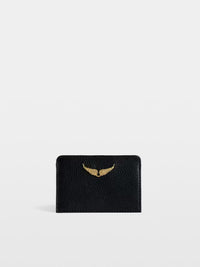 Tarjetero Zv Pass Grained Leather