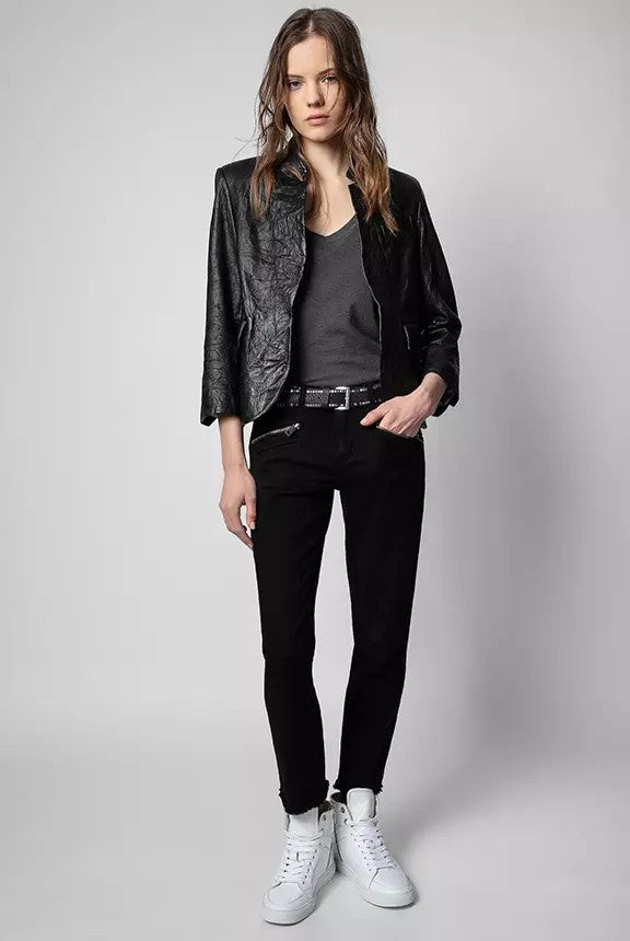 Blazer Verys Cuir Froisse