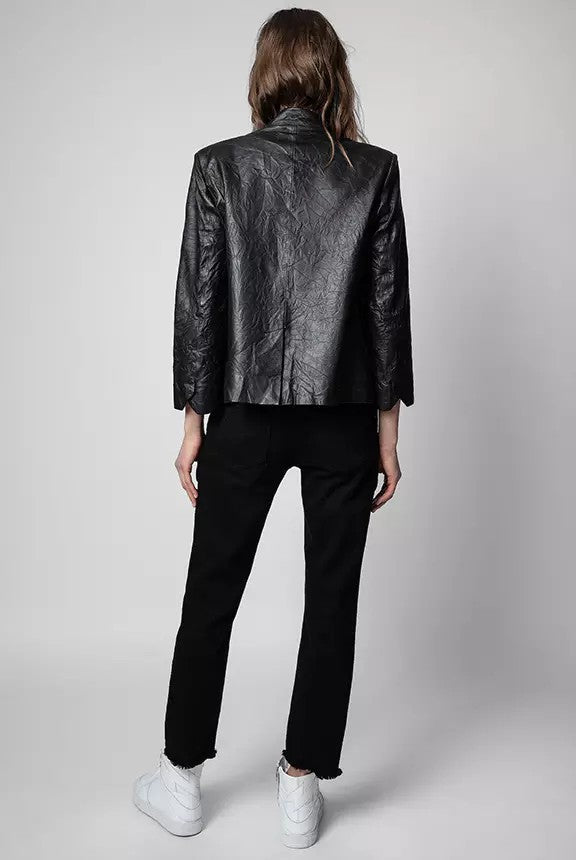Blazer Verys Cuir Froisse