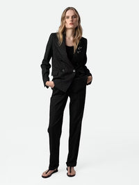 Blazer Valdo Tailleur Pinstripe