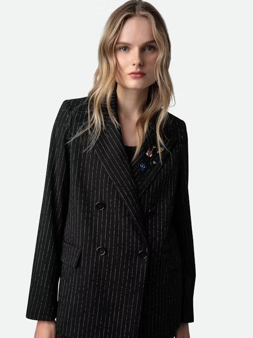 Blazer Valdo Tailleur Pinstripe