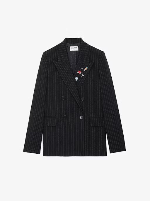 Blazer Valdo Tailleur Pinstripe