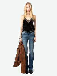Blusa Christy Velvet Leo