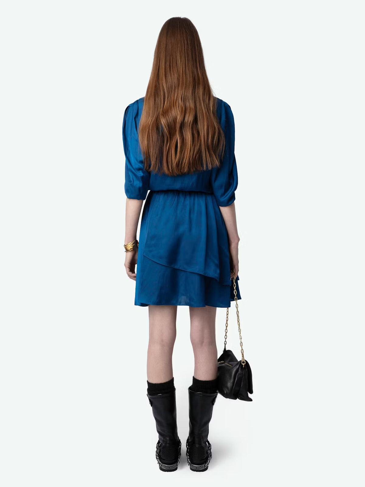 Vestido De Satén Rogers