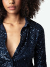 Camisa Tawny Con Lentejuelas